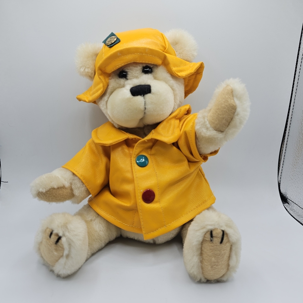 Brass Button Bear - Harper the Bear of Health in Raincoat and Hat -  1996